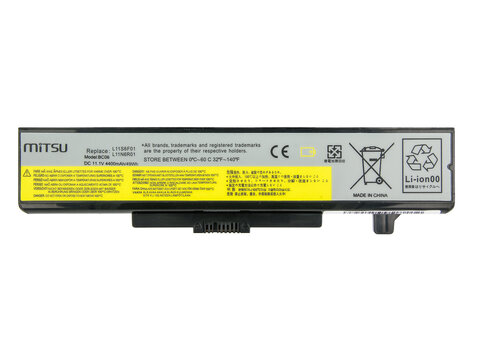 Bateria Mitsu do Lenovo IdeaPad Y480 4400 mAh