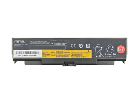 Bateria Mitsu do Lenovo T440p, W540, T440, T540P, W540 4400 mAh