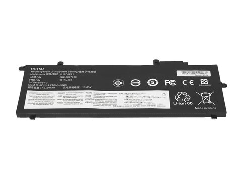 Bateria Mitsu do Lenovo ThinkPad A285, X280 01AV472 L17L6P72