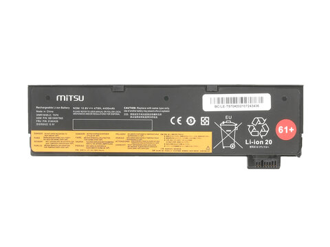 Bateria Mitsu do Lenovo ThinkPad T570 01AV422 SB10K97579