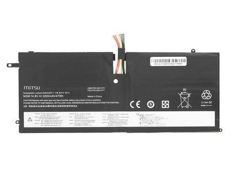 Bateria Mitsu do Lenovo Thinkpad X1 Carbon 45N1071 45N1070
