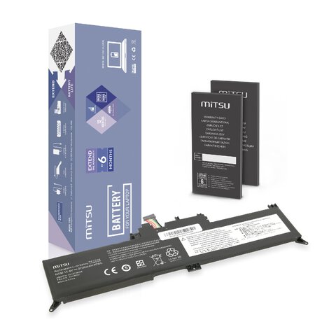 Bateria Mitsu do Lenovo ThinkPad Yoga 260 370 X380 01AV434