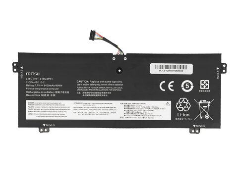 Bateria Mitsu do Lenovo Yoga 720-13IKB, 730-13IKB L16M4PB1