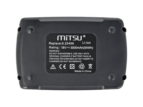 Bateria Mitsu do Metabo KNS 18 LTX 150 SET, KSA 18 LTX, SB 18 LT, SB 18 LT IMPULS