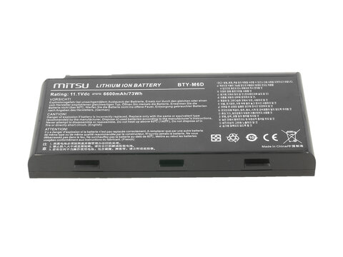 Bateria Mitsu do MSI GT660, GT780, GX780 BTY-M6D