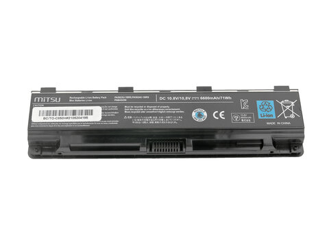 Bateria Mitsu do Toshiba C850, L800, S855 (6600mAh) PA5023U-1BRS