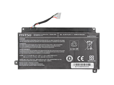Bateria Mitsu do Toshiba ChromeBook CB35, L55W-C5357, P50W, P50W-C