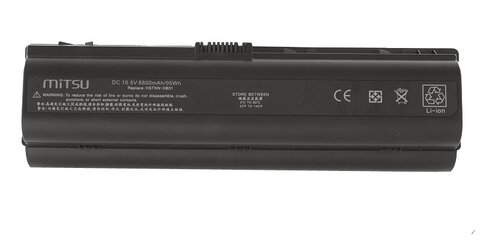 Bateria Mitsu HP Compaq dv2000 dv6000 v3000 v6110 EV089AA HSTNN-Q33C 8800mAh