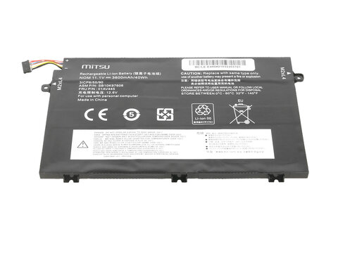Bateria Mitsu Lenovo ThinkPad E480, E580 4100 mAh SB10K97607