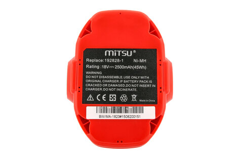 Bateria Mitsu Makita 4334D, 4334DWD, 4334DWDE, 6343DWB, ML180, 8443D