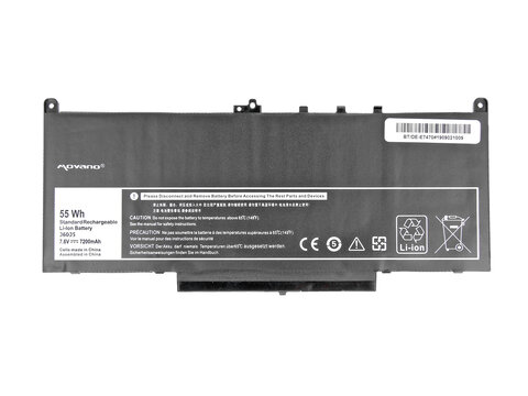 Bateria Movano Dell Latitude E7270, E7470 7200 mAh 