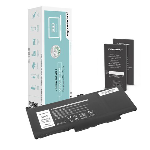 Bateria Movano do Dell Latitude 5300, 5310, 7300 MXV9V 5VC2M