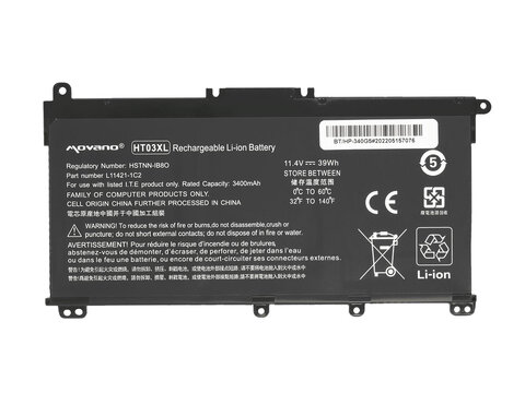Bateria Movano do HP 240 250 G7 G8, 340 348 G5 G7 L11421-2D2