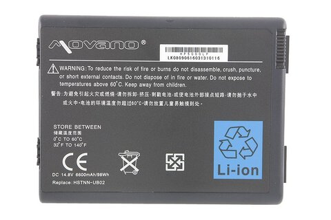 Bateria Movano do HP Compaq R3000 zx5000 nx9110 DP390A DP399A 6600mAh