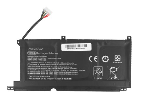 Bateria Movano do HP Pavilion Gaming 15-DK, 15-T, 16-A PG03052XL-PR