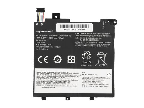 Bateria Movano do Lenovo E41-50, V130-14IGM SB10W67211 L17M2PB1