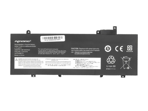 Bateria Movano do Lenovo ThinkPad T480s L17M3P71 L17M3P72 SB10K97621