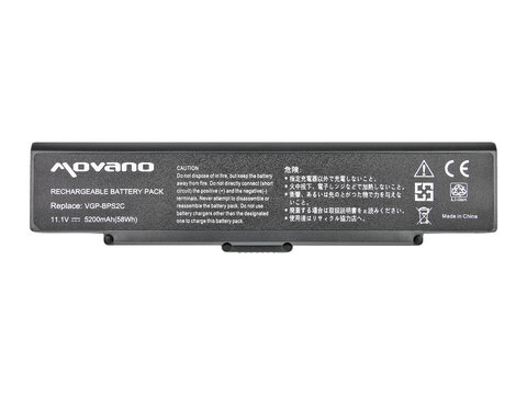 Bateria MOVANO do Sony VGP-BPL2 VGP-BPS2 4400mAh 11,1V