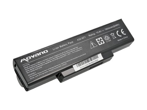 Bateria Movano Premium Asus K72, K73, N73, X77 7800mAh