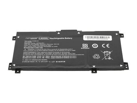 Bateria Movano Premium do HP Envy 17, x360 15 916368-421