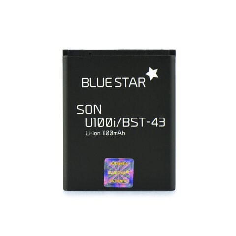 Bateria Blue Star BST-43 do Sony Ericsson U100 Yari / J10 / J10i2 ELM / Hazel 1100mAh