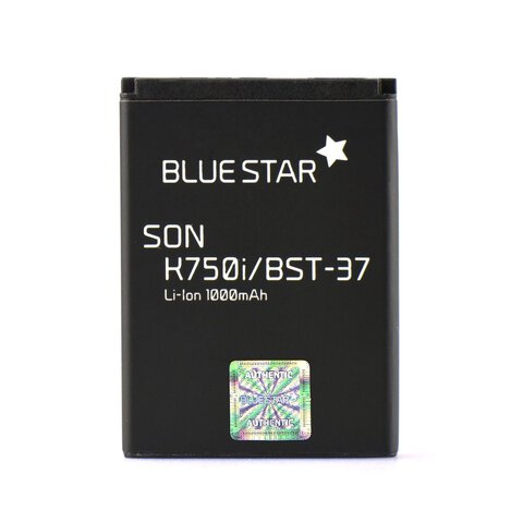 Bateria Premium Blue Star BST-37 do Sony Ericsson K750i / W800 / W550i / Z300 1000mAh