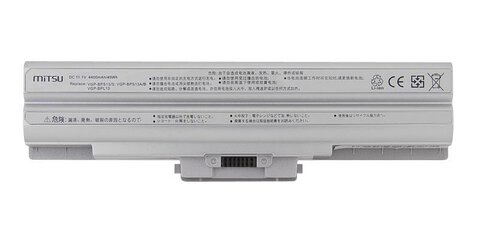 Bateria Sony BPS13 VGP-BPS13 VGP-BPL13 10,8V/11,1V Mitsu SREBRNA