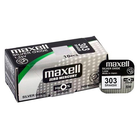 Bateria srebrowa Maxell 357 / 303 / SR 44 SW / G13