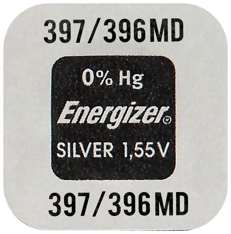 bateria srebrowa mini Energizer 397 / 396 / SR726SW / SR726W / SR59