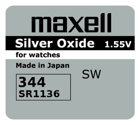 Bateria srebrowa mini Maxell 344 / SR 42 / SR 1136