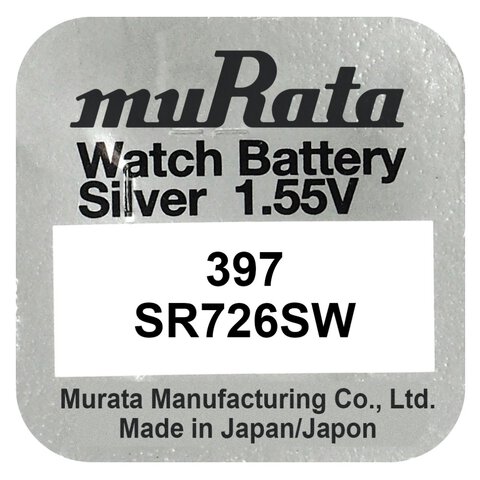 bateria srebrowa mini Murata 397 / SR726SW / SR59