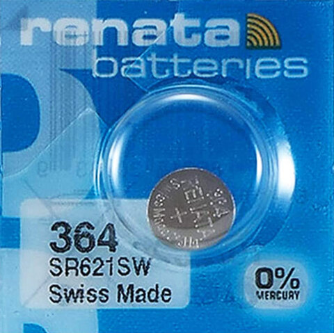 Bateria srebrowa mini Renata 364 / SR 621 SW / G1