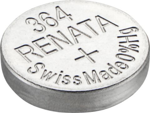 Bateria srebrowa mini Renata 364 / SR 621 SW / G1 (10 sztuk)
