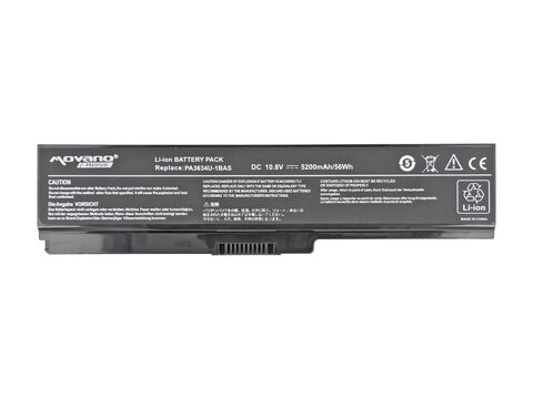 Bateria Toshiba M305, M800, U400 PA3634, PA3634U, PA3634U-1BAS 4400mAh Movano