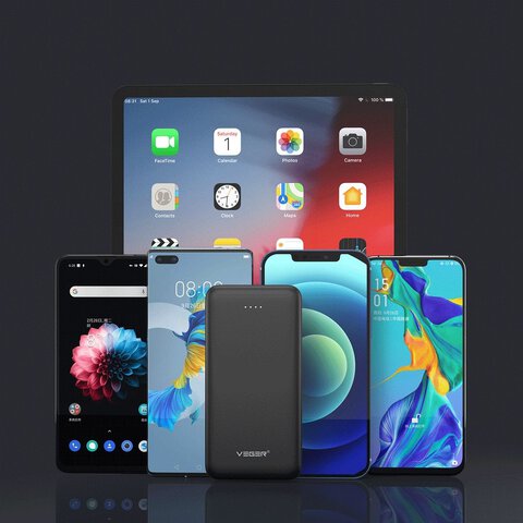 Bateria zewnętrzna (Powerbank) VEGER A10 - 10 000mAh czarny (W1065)