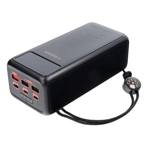 Bateria zewnętrzna (Powerbank) VEGER Tank Lite - 50 000mAh LCD Quick Charge PD 22,5W czarny (W5001)
