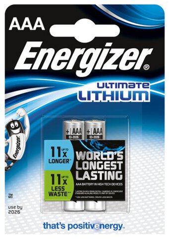 bateria foto litowa Energizer L92 Ultimate Lithium R03 AAA