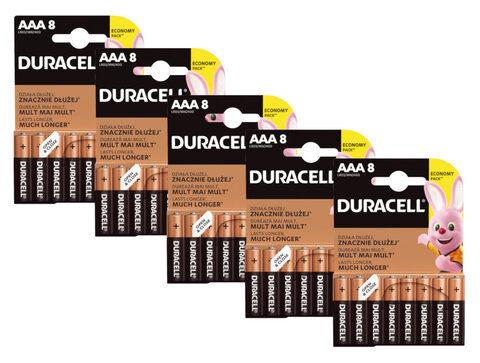 Baterie AAA LR03 Duracell Duralock Basic C&B 40 sztuk