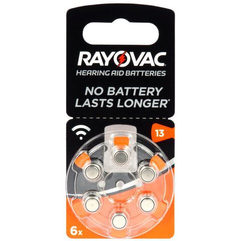 Baterie do aparatów słuchowych Rayovac Acoustic Special 13 - 5 blistrów (30 sztuk)