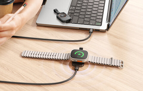 Bezprzewodowa magnetyczna ładowarka indukcyjna McDodo CH-4991 USB-C 3.5W do Apple Watch