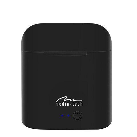 Bezprzewodowe słuchawki Bluetooth TWS z power bankiem Media-Tech MT3589K czarne