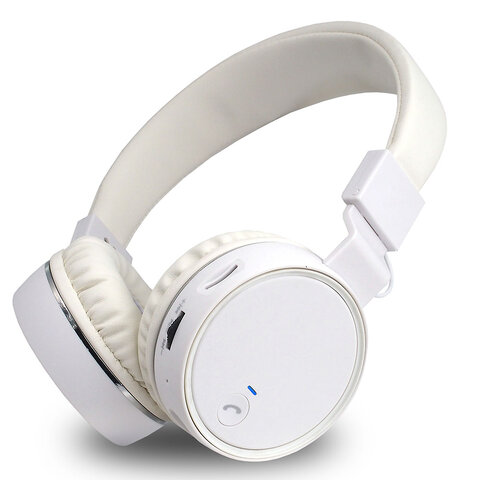 Bezprzewodowe słuchawki Voice Kraft VK-450 Hi-Fi białe
