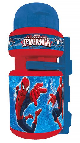 Bidon + koszyk Disney Spiderman 300 ml