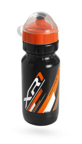 Bidon sportowy / rowerowy 0,6l RACEONE XR1 czarno-pomarańczowy