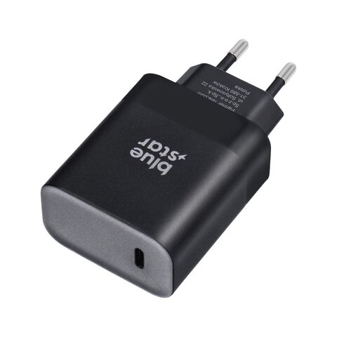 BLUE STAR adowarka sieciowa Typ C + kabel Typ C do Typ C PD QC4.0 3A 45W TFB-TC-45WPD czarna