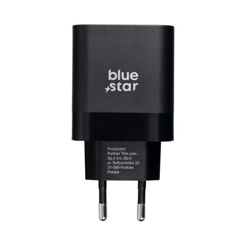 BLUE STAR adowarka sieciowa Typ C + kabel Typ C do Typ C PD QC4.0 3A 45W TFB-TC-45WPD czarna