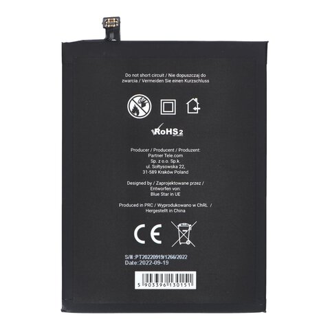 BLUE STAR bateria do XIAOMI REDMI NOTE 8 / NOTE 8T / REDMI 7 (BN46) 4000 mAh
