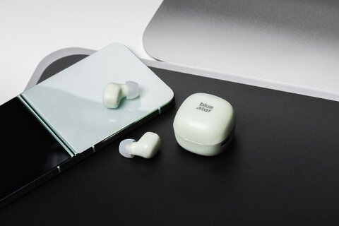 BLUE STAR suchawki bezprzewodowe / bluetooth stereo TWS Mini A19 zielone
