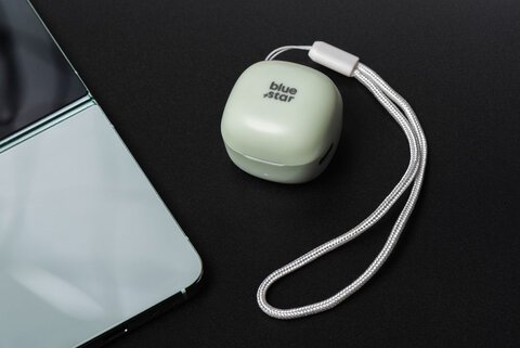 BLUE STAR suchawki bezprzewodowe / bluetooth stereo TWS Mini A19 zielone