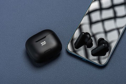 Blue Star suchawki bezprzewodowe stereo TWS BK31 czarne